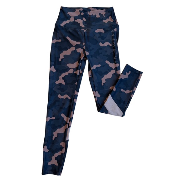 Ryderwear Pants - Ryderwear Camo Activewear Leggings High Waist Scrunch Bum Workout Pants S